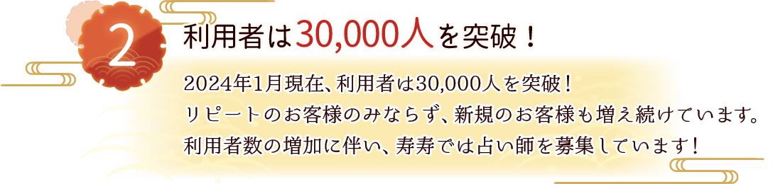 利用者は10,000人を突破！